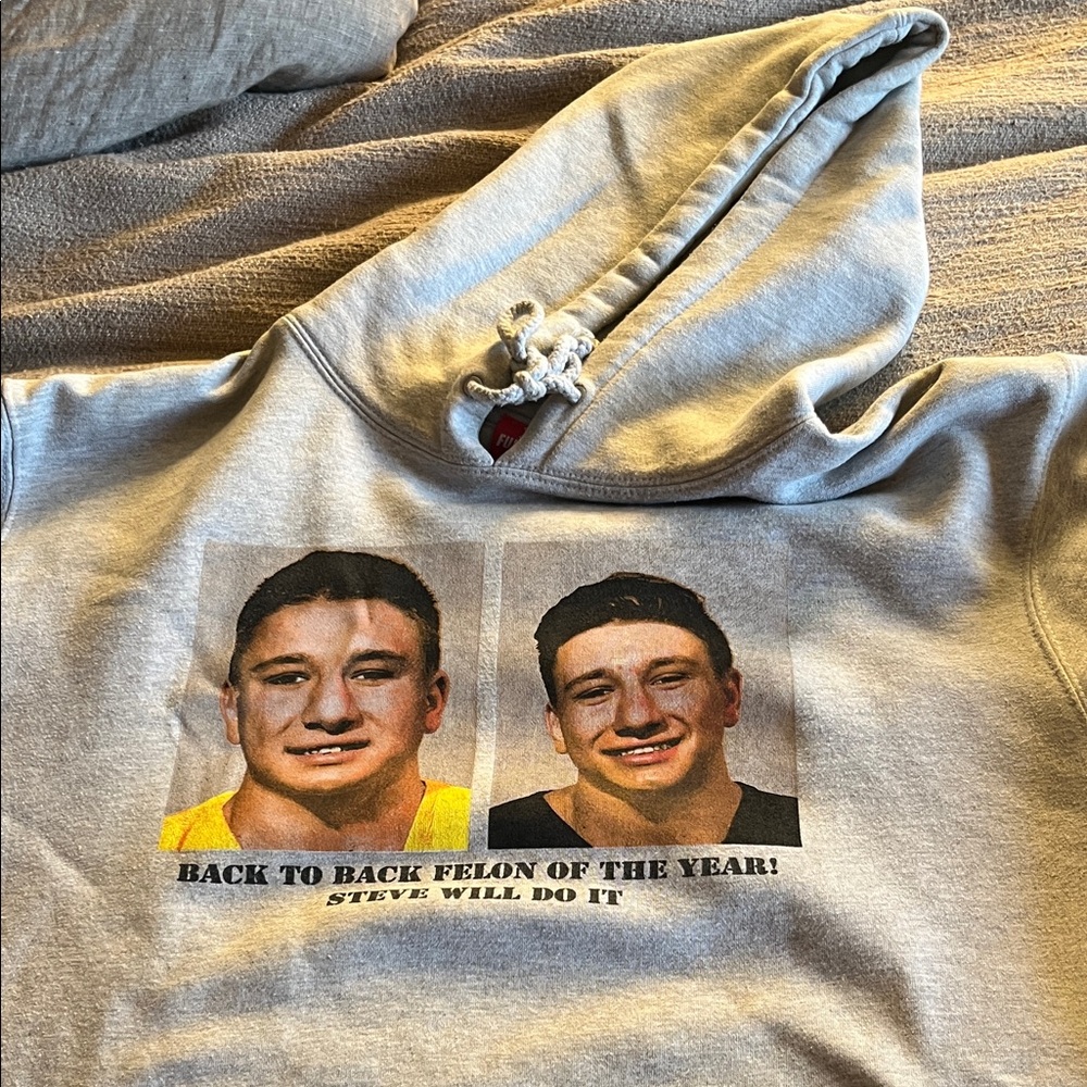Full Send Steve Will Do It Mugshot Hoodie